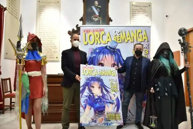 Presentación de Lorca se ReManga em el Presalón 2022