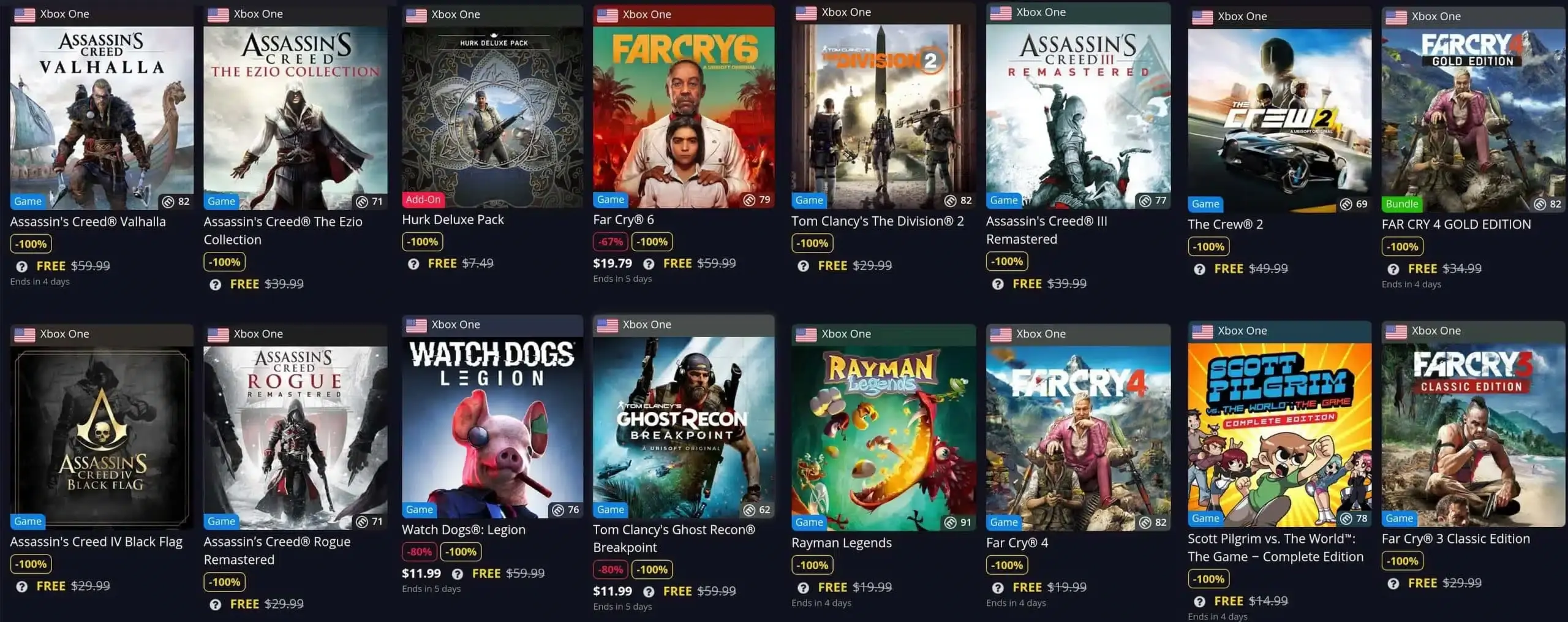 Ubisoft+ podría llegar pronto a Xbox: aparecen varios juegos gratis para Xbox 140 Ubisoft+ podría llegar pronto a Xbox