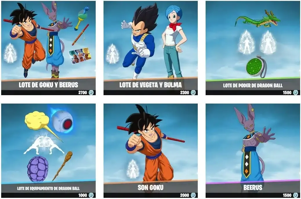 Las skins de Dragon Ball vuelven a Fortnite por tiempo limitado 109