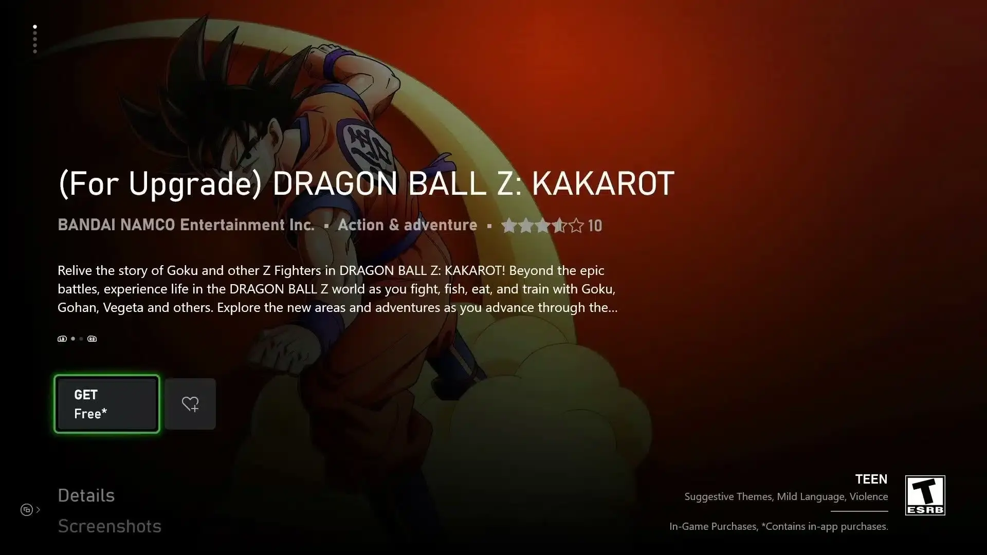 Cómo solucionar el problema de Dragon Ball Z Kakarot en Xbox Series X|S 109