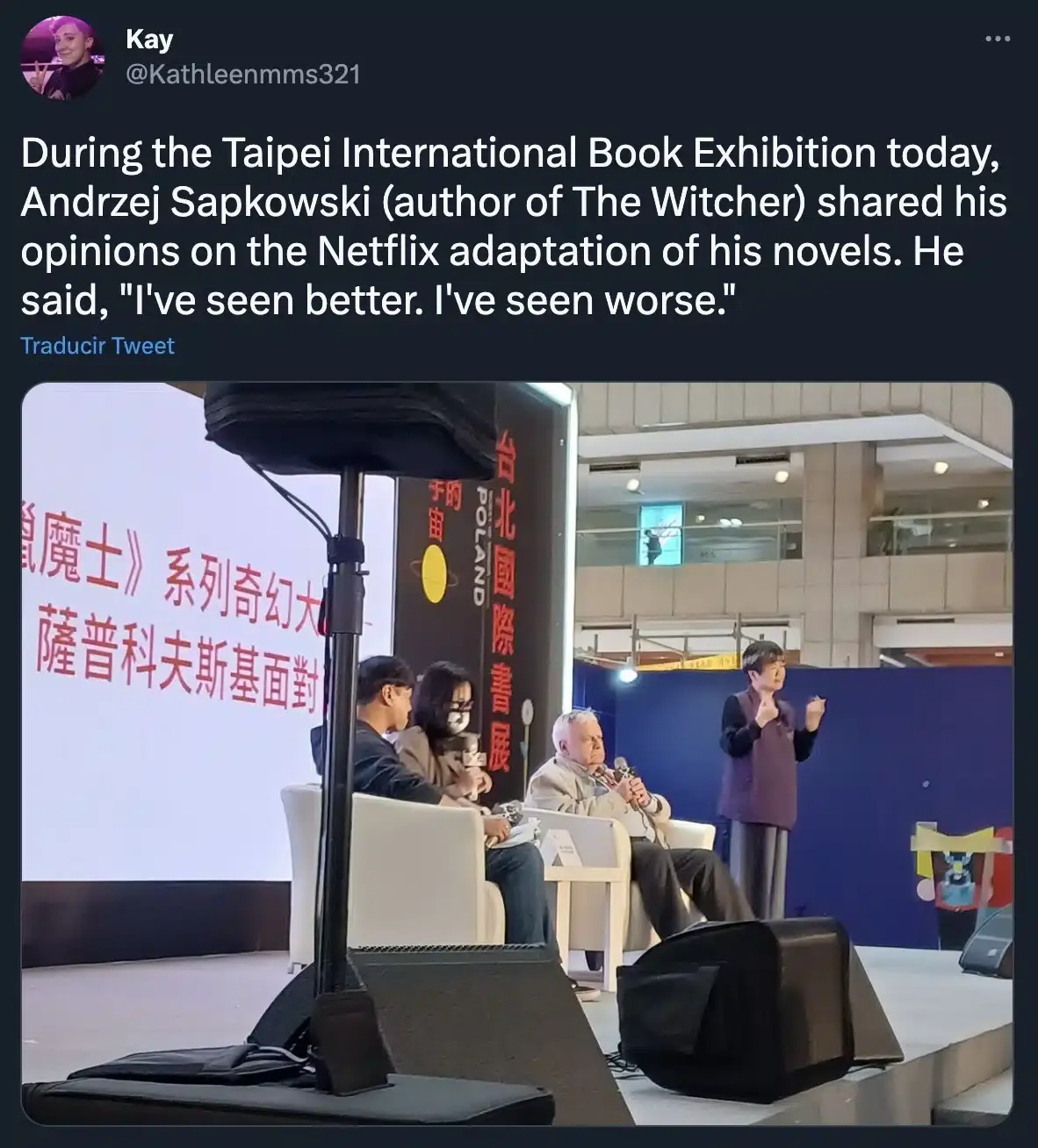 El creador de The Witcher da su opinión sobre la serie de Netflix 109