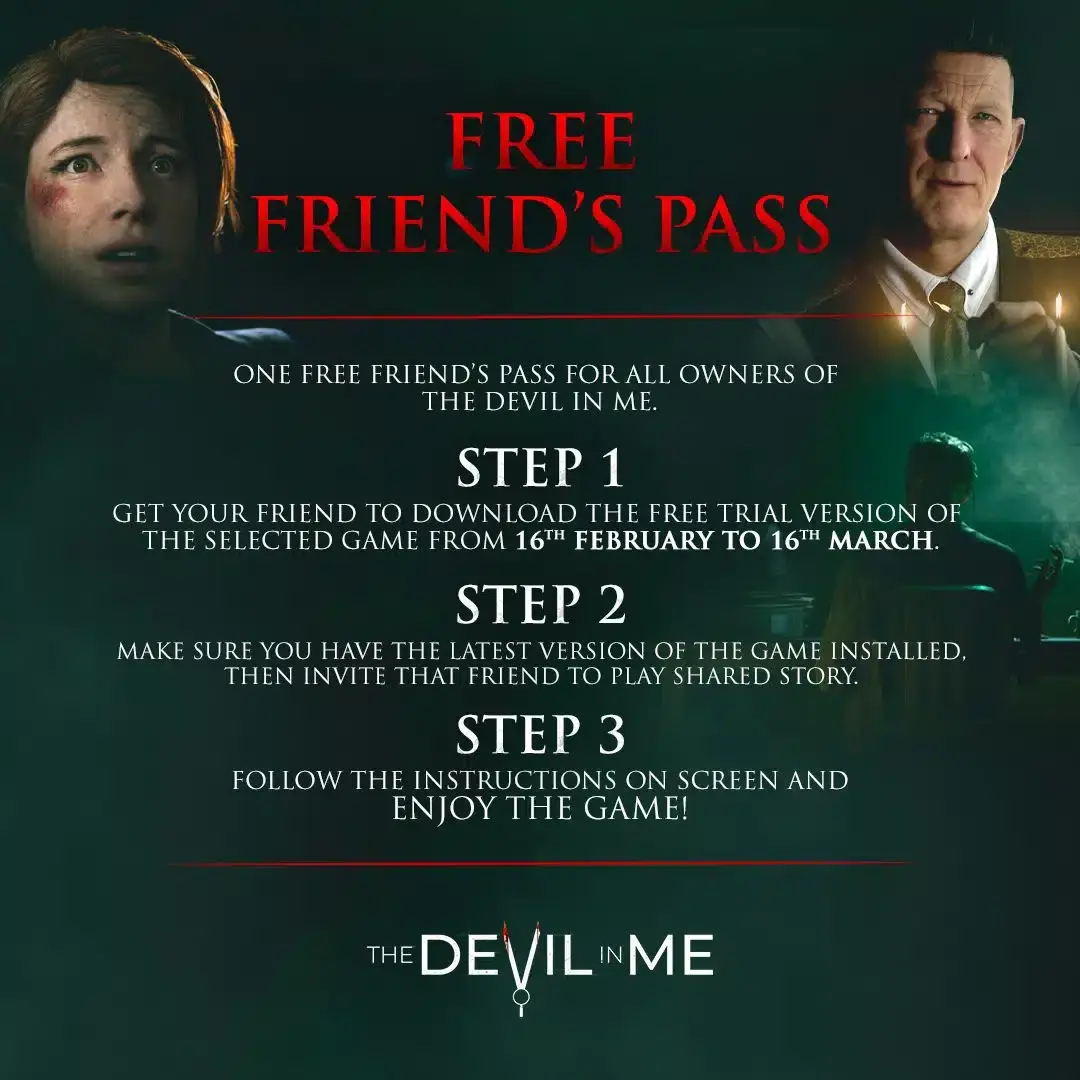 Ahora puedes invitar gratis a un amigo a jugar online a The Devil in Me 109