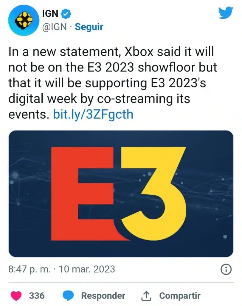 Xbox se saltará el E3 2023, pero tiene otros planes para el evento