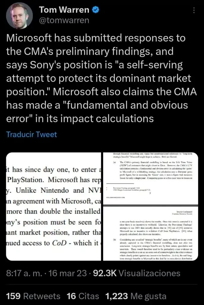 Microsoft destaca la desesperación de Sony por mantenerse líder del mercado, en sus nuevas alegaciones 140 Microsoft destaca la desesperación de Sony por mantenerse líder del mercado