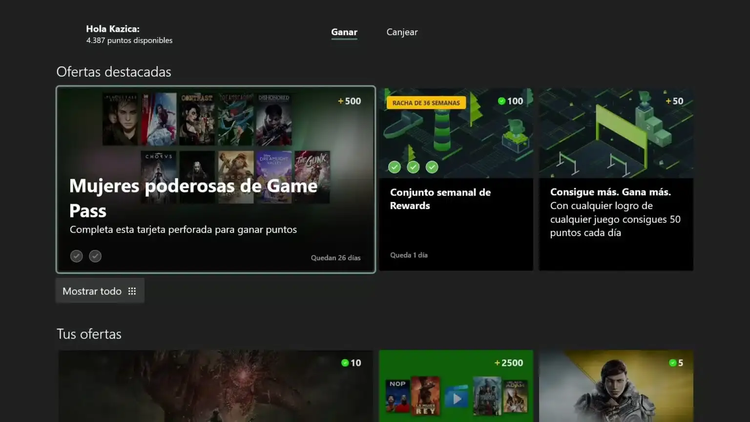 Microsoft está investigando la pérdida de rachas semanales en Microsoft Rewards 102