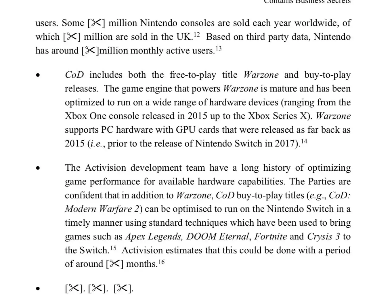 Microsoft cree que Call of Duty y Warzone funcionarían sin problema en Nintendo Switch 102
