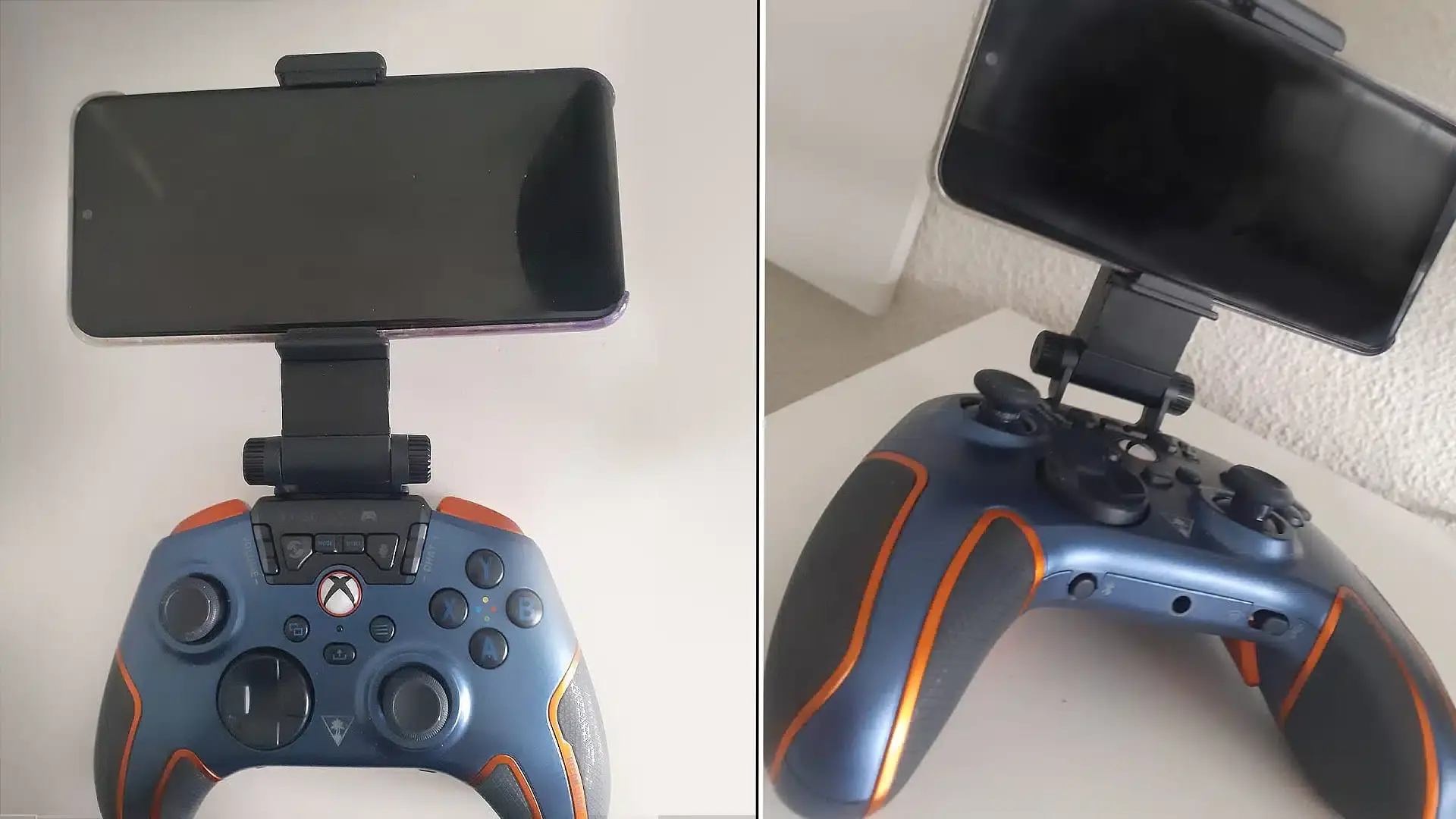 Mando Recon Cloud Controller con soporte para móviles y smartphones.