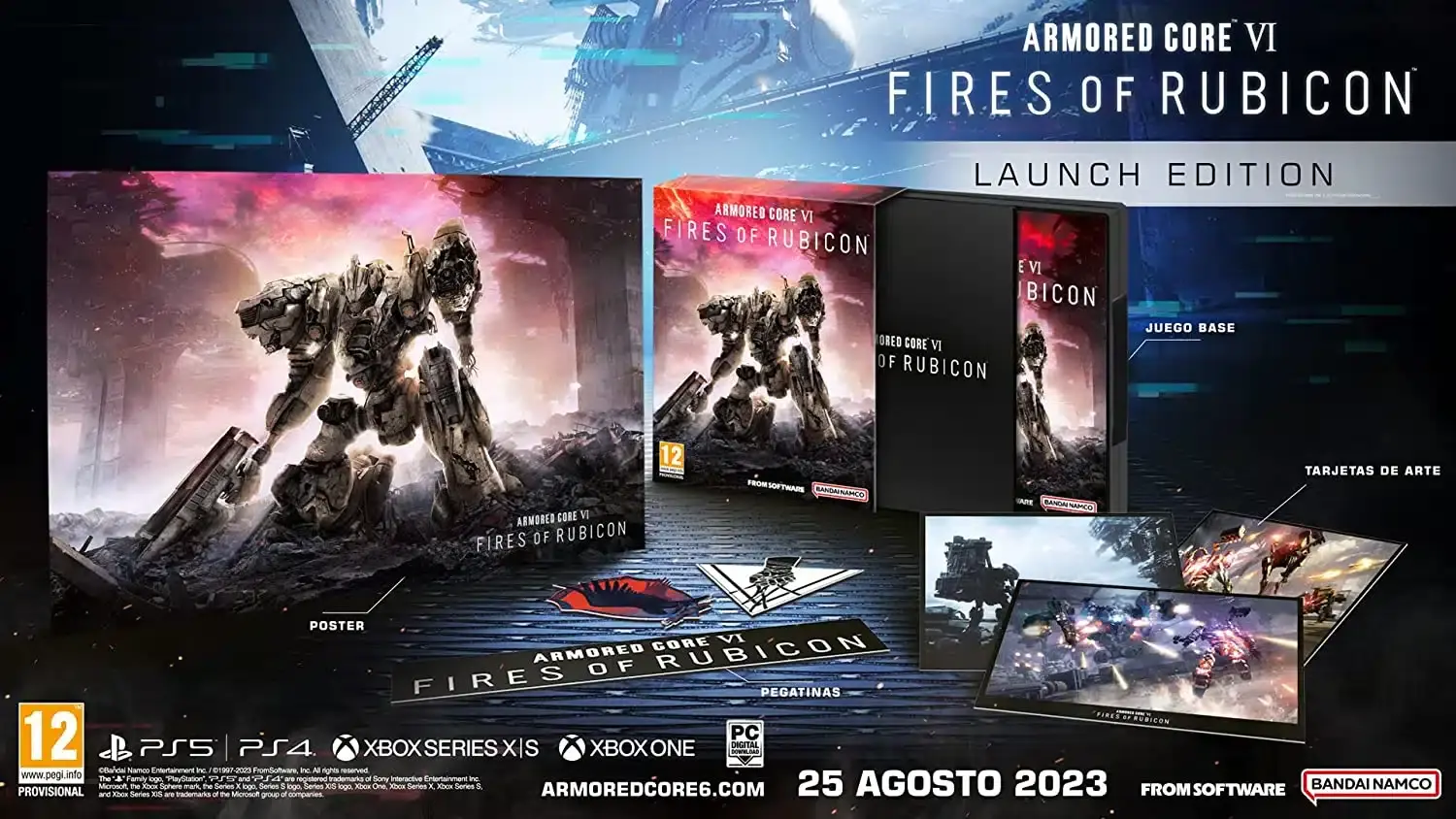 Ya en reserva las ediciones físicas de Armored Core VI Fires of Rubicon: Launch y Collector's 110