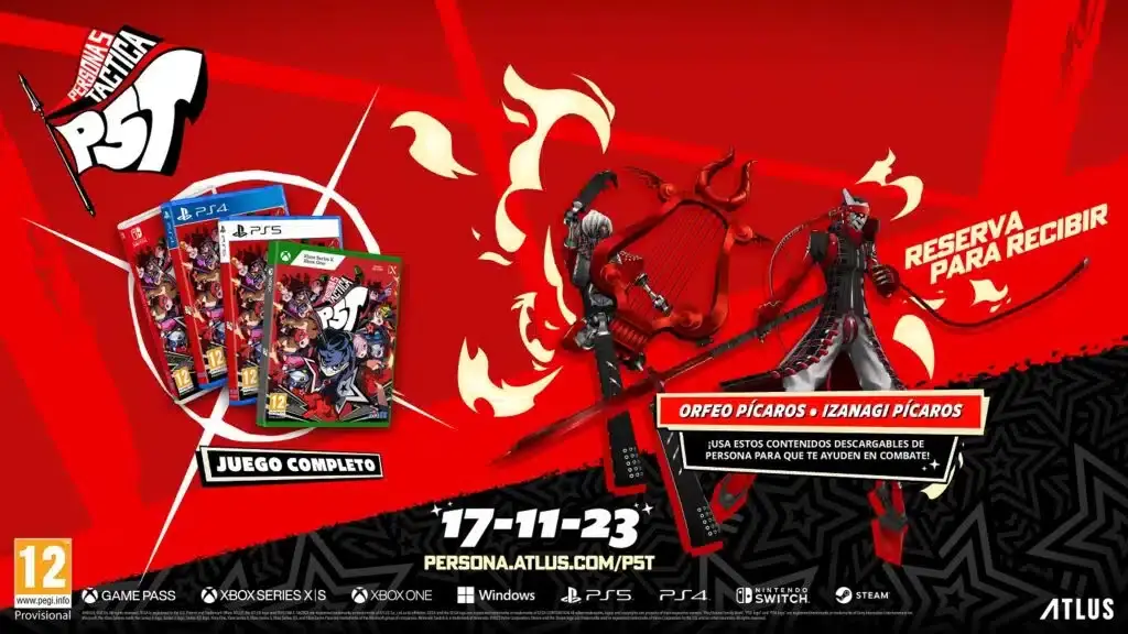 Ya puedes reservar Persona 5 Tactica para Xbox 140 Ya puedes reservar Persona 5 Tactica para Xbox