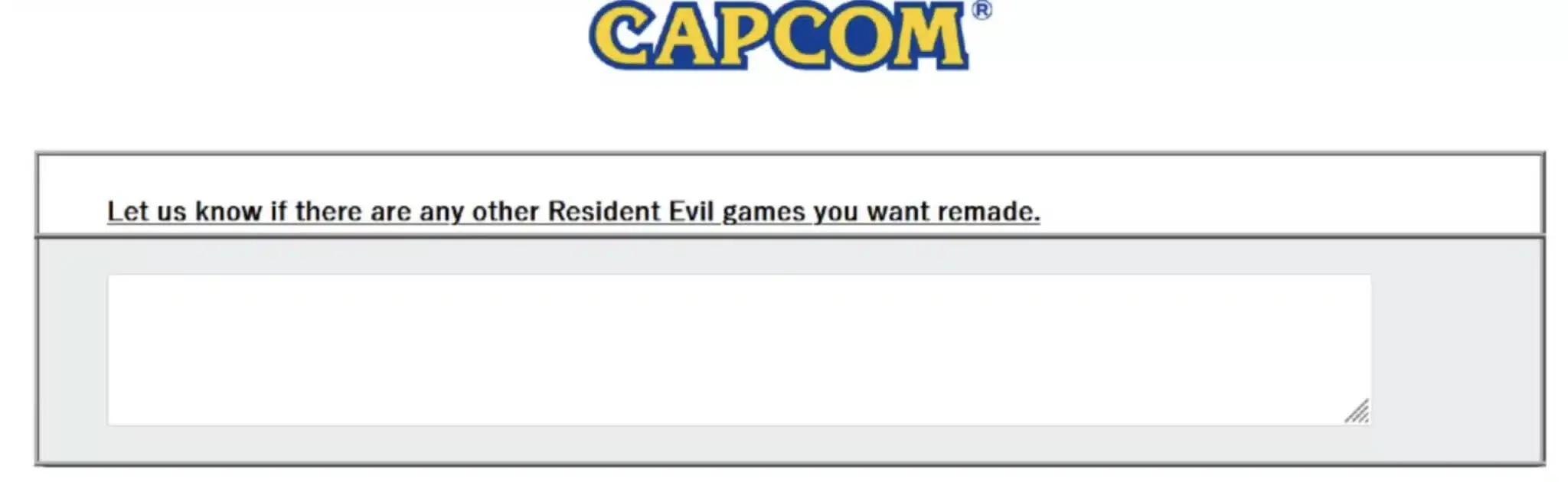 Capcom quiere saber cuál debería ser el próximo remake de Resident Evil 107