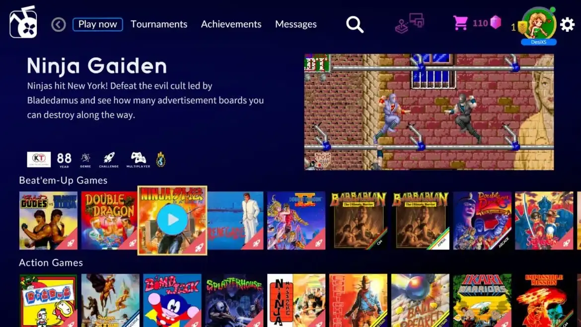 Análisis de Antstream Arcade para Xbox. Más de 1.300 juegos retro en la nube 112