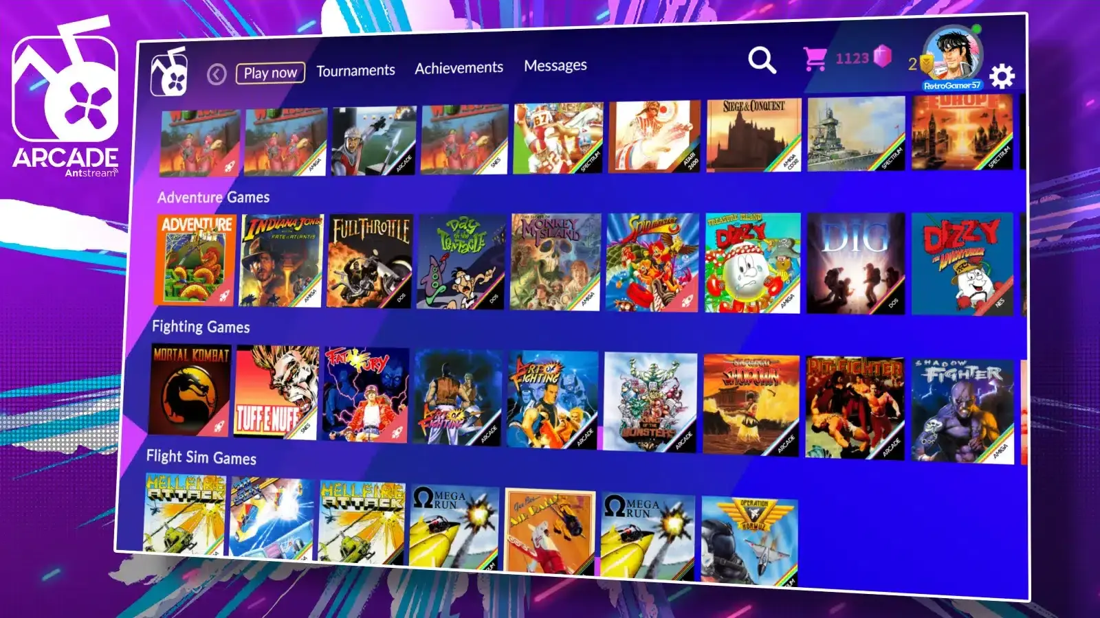 La plataforma de juegos retro Antstream Arcade llega en exclusiva a Xbox con más de 1.300 clásicos 108
