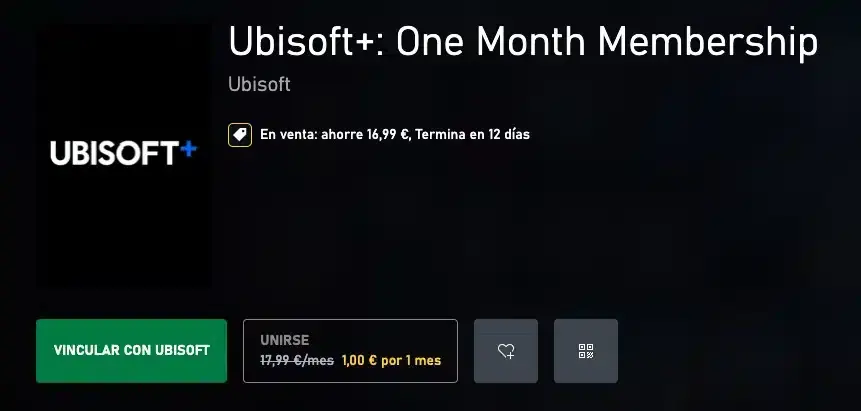 Último día para aprovechar la oferta de 1 mes de UBISOFT+ por 1 euro 108