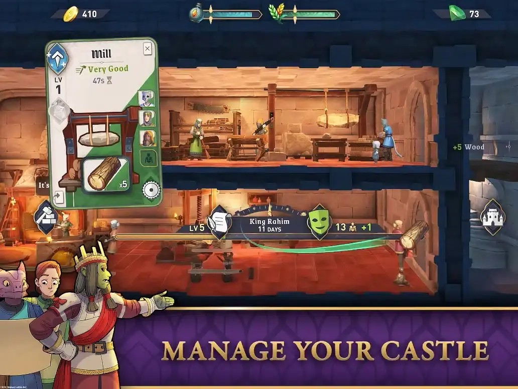 The Elder Scrolls: Castles gestion