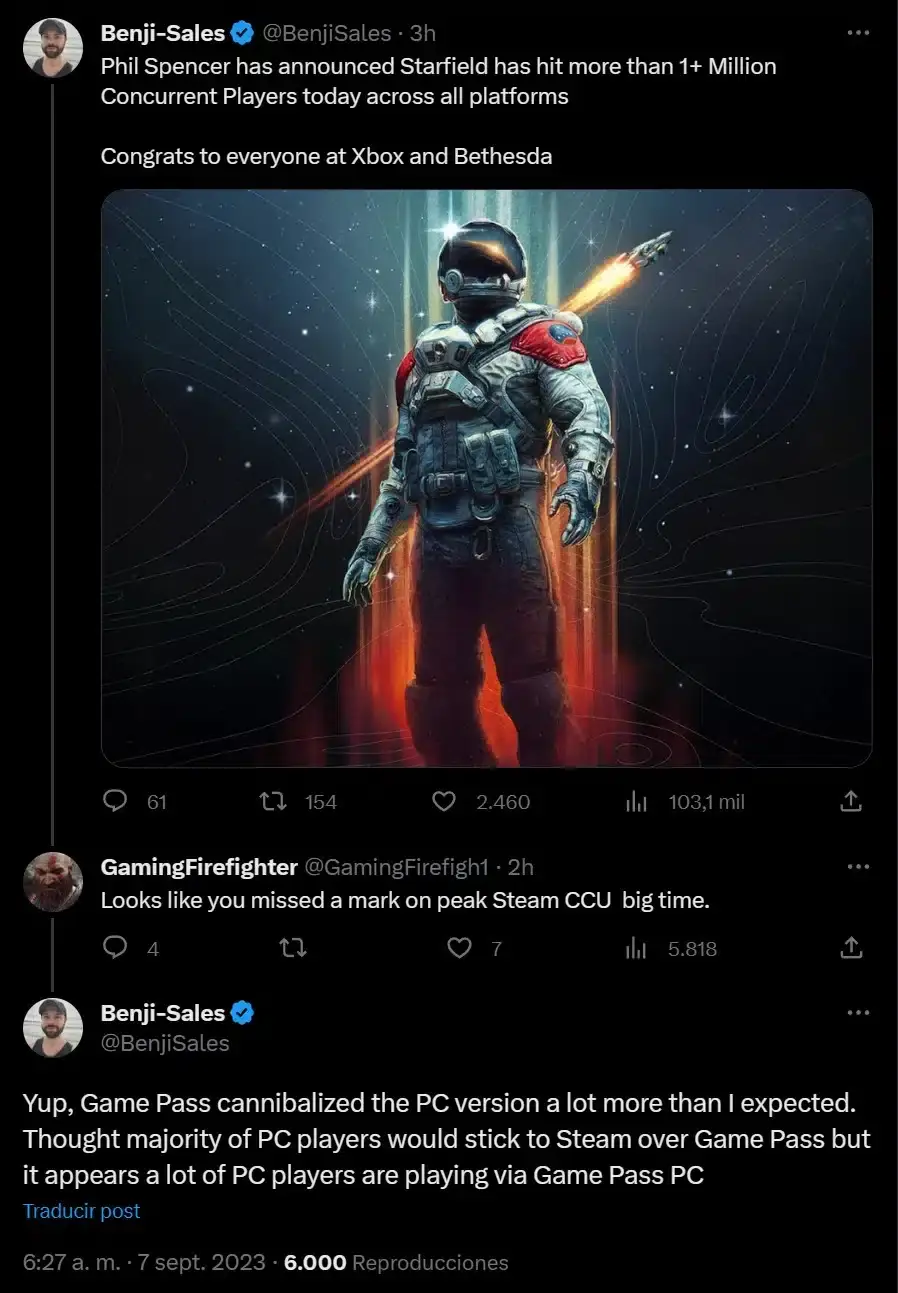 Xbox Game Pass Starfield