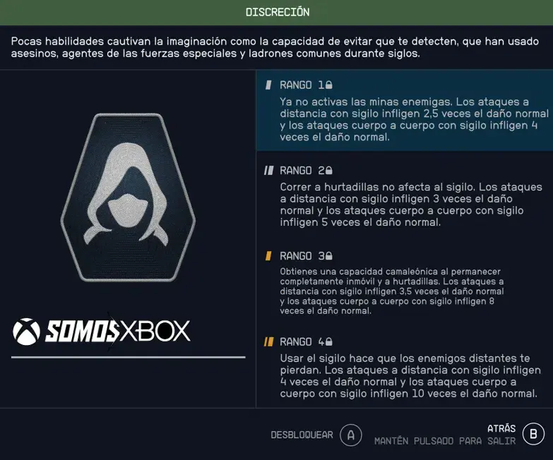 Guía Starfield: 82 habilidades para crear al personaje perfecto 200
