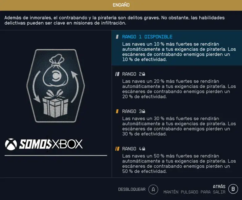 Guía Starfield: 82 habilidades para crear al personaje perfecto 208