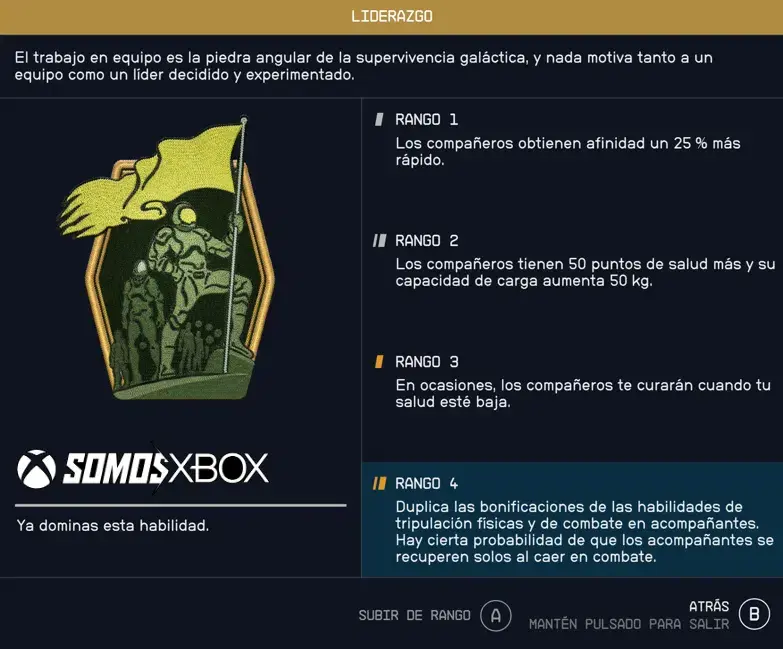 Guía Starfield: 82 habilidades para crear al personaje perfecto 214