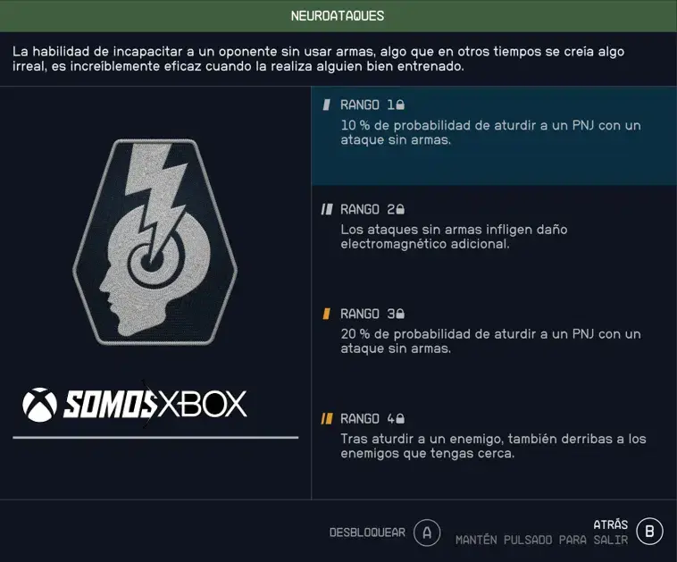 Guía Starfield: 82 habilidades para crear al personaje perfecto 201