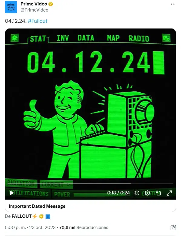 La serie de Fallout en Prime Video ya tiene fecha de estreno oficial 109