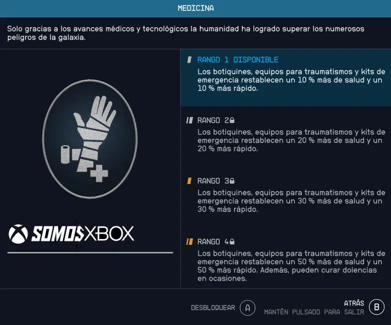 Guía Starfield: 82 habilidades para crear al personaje perfecto 238