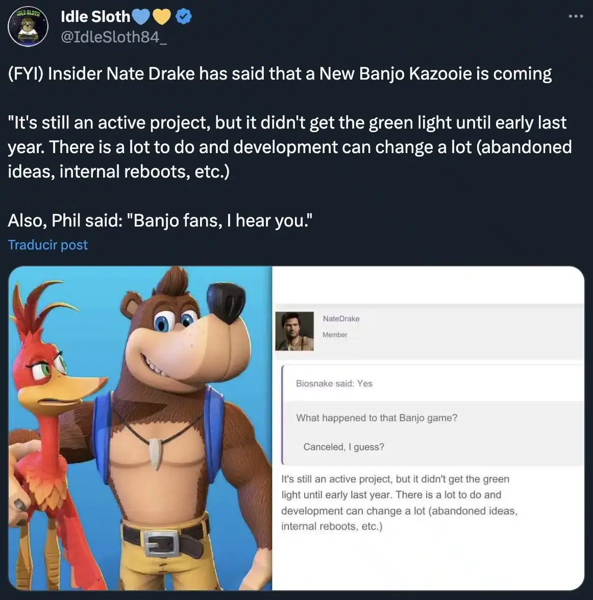 Un nuevo juego de Banjo-Kazooie estaría en camino, según un insider 102