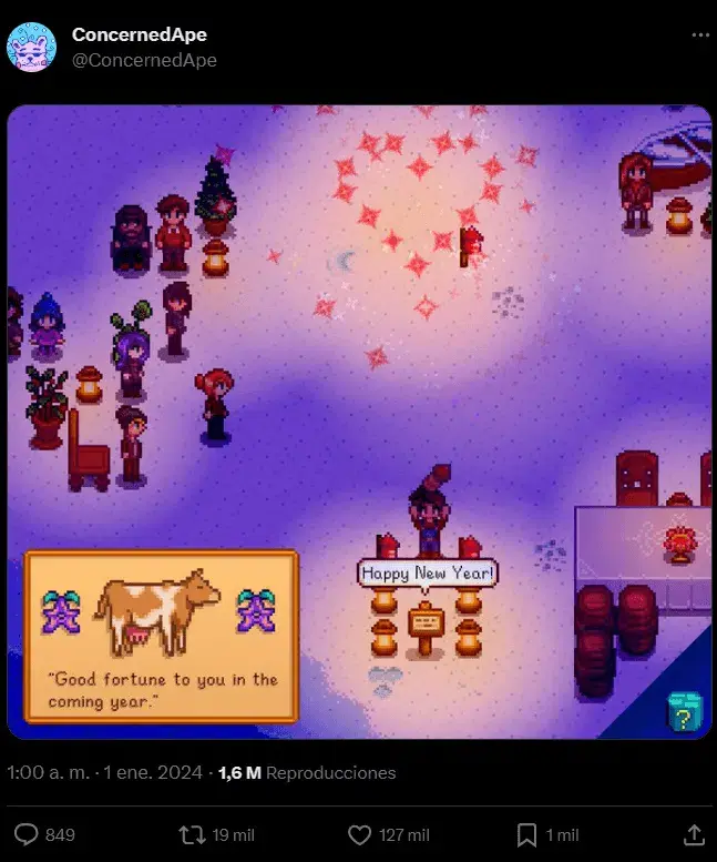 El creador de Stardew Valley deja pistas de lo que vendrá con la próxima actualización 1.6
