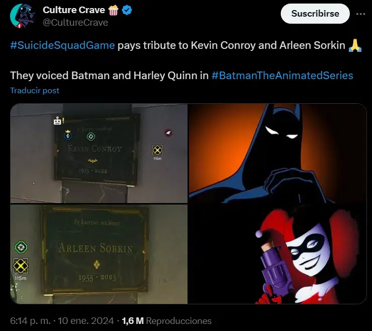 Suicide Squad Kill the Justice League homenajea a dos actores de voz míticos de DC