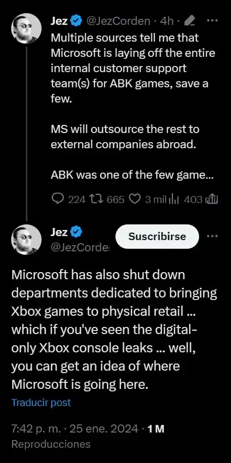 Microsoft has also shut down departments dedicated to bringing Xbox games to physical retail ... which if you've seen the digital-only Xbox console leaks ... well, you can get an idea of where Microsoft is going here.
