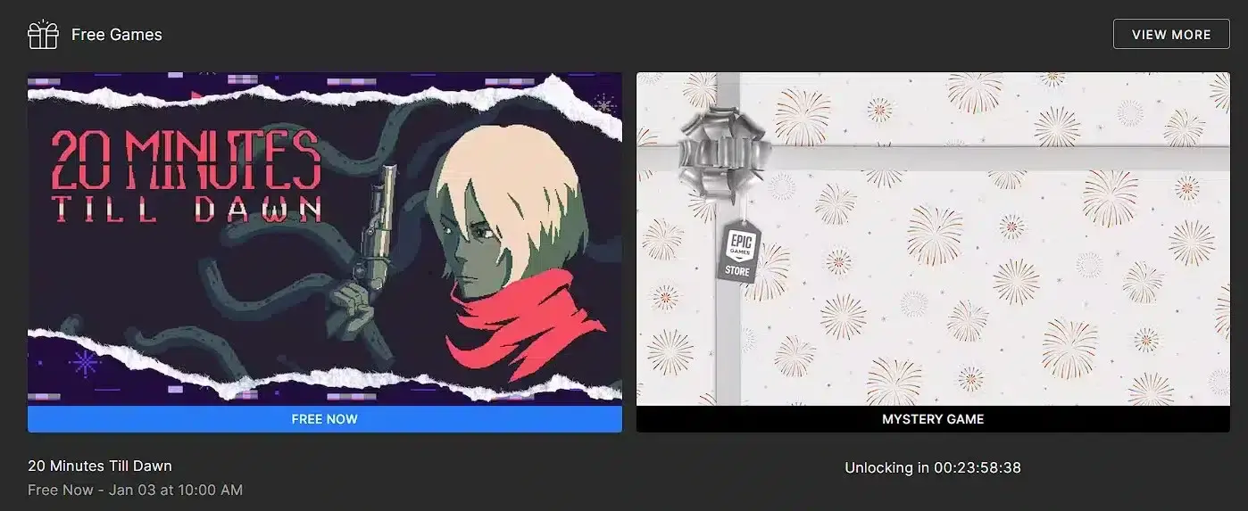 Ya está disponible el nuevo juego misterioso del 2 de enero en la Epic Games Store