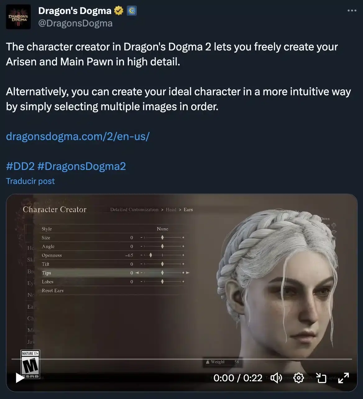 El creador de personajes de Dragon's Dogma 2 será increíblemente completo: así luce en un nuevo vídeo 109