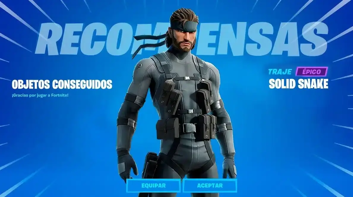Guía para conseguir a Solid Snake en Fortnite totalmente gratis 106