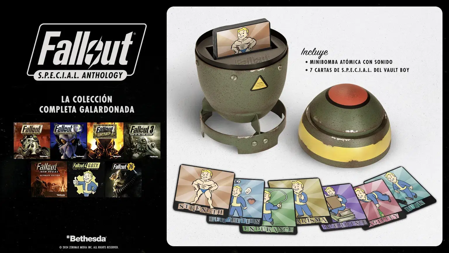 Bethesda anuncia Fallout S.P.E.C.I.A.L. Anthology, que incluye 7 juegos y una minibomba atómica 103