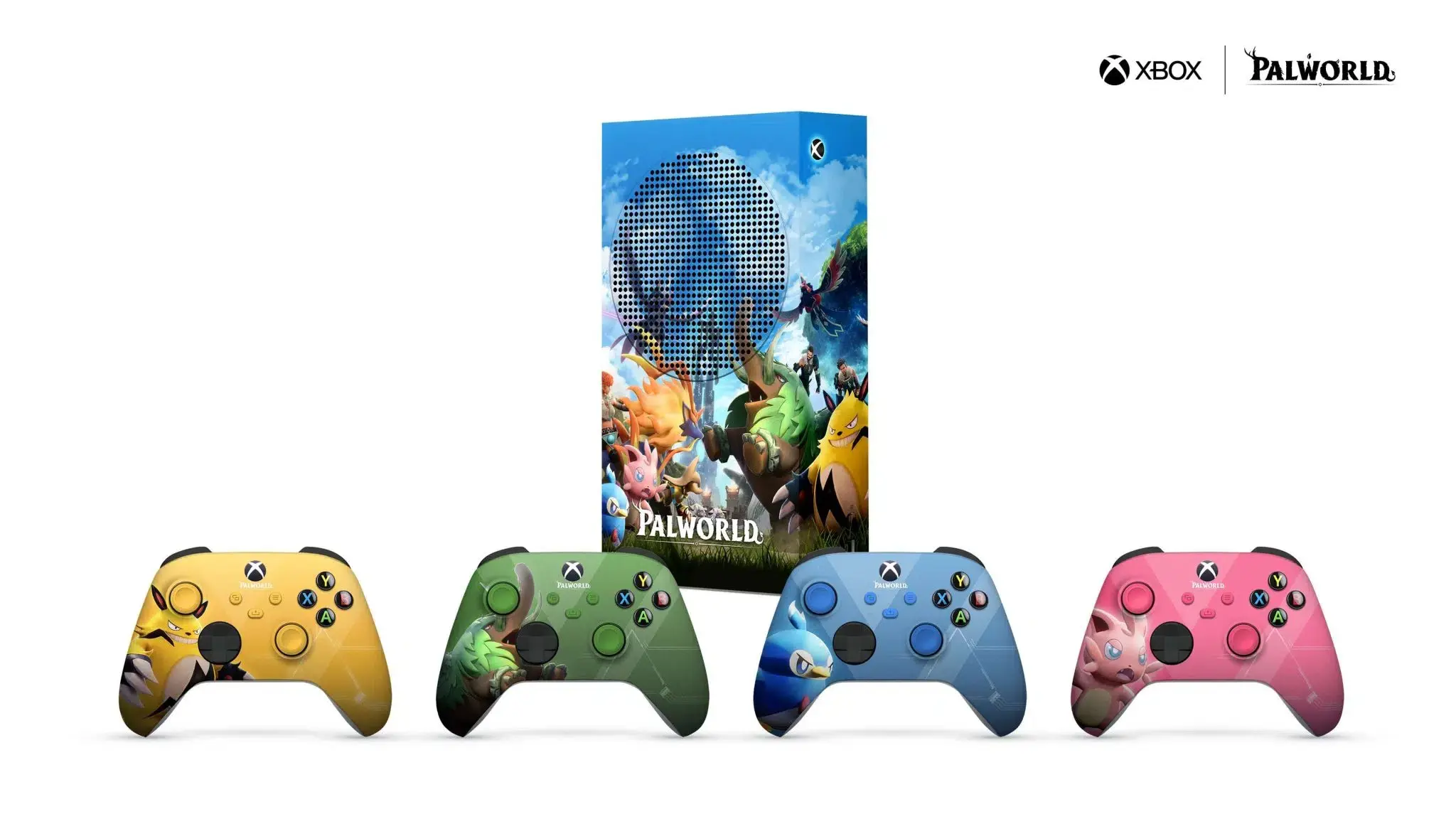 Así es la Xbox Series S oficial de Palworld, que incluye 4 mandos únicos 