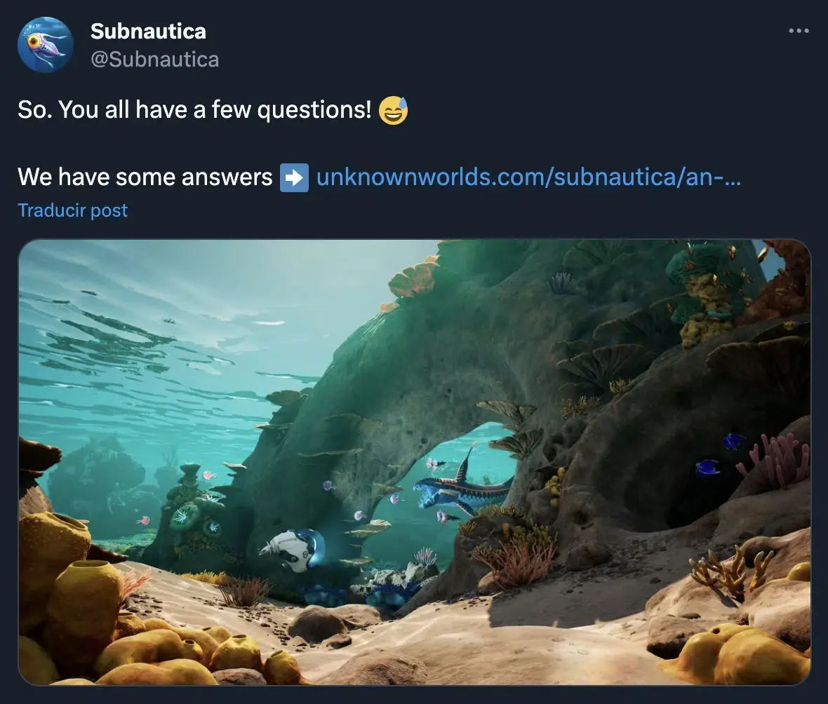 Los creadores de Subnautica desmienten a su propia editora: Subnautica 2 no será un juego como servicio 113