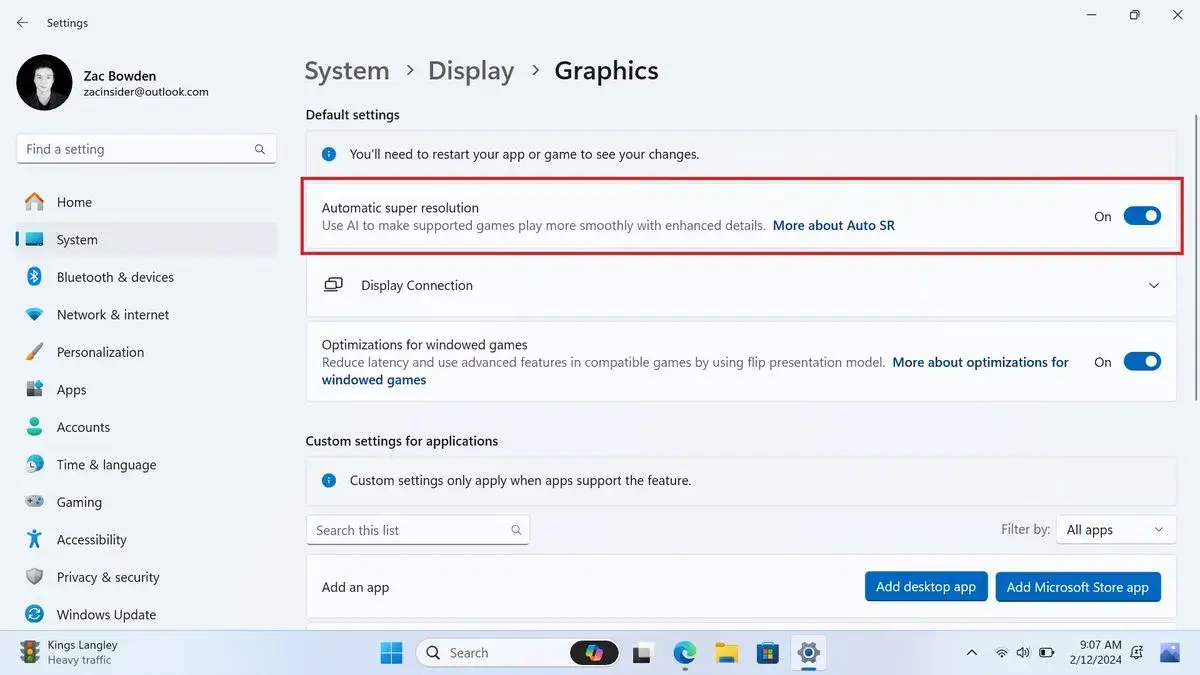 Microsoft lanzará su propio DLSS para Windows 11 en la próxima actualización 140 DLSS para Windows 11