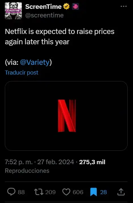 Netflix is expected to raise prices again later this year 
