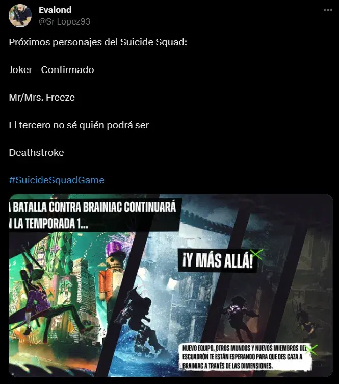 Un dialogo en Suicide Squad confirma a un próximo personaje jugable