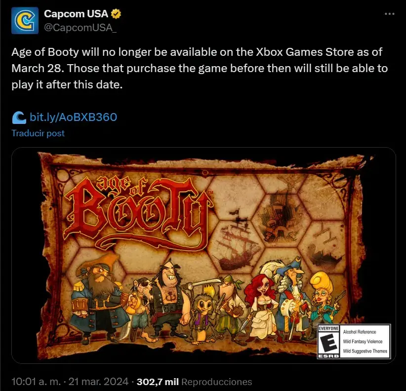 Adquiere este juego de Capcom por menos de 1€ antes del 28 de marzo, día que dejará las tiendas digitales
