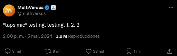 Multiversus insinúa su regreso en una nueva publicación