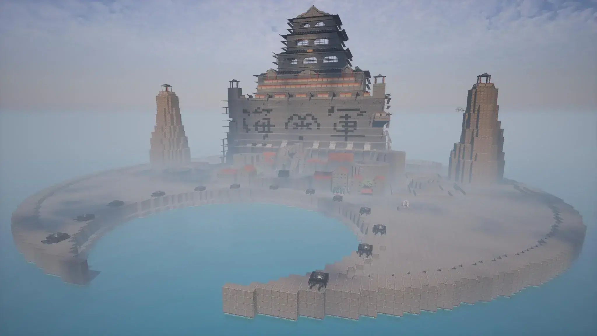 Un jugador de Palworld recrea una de las fortalezas más impresionantes de One Piece