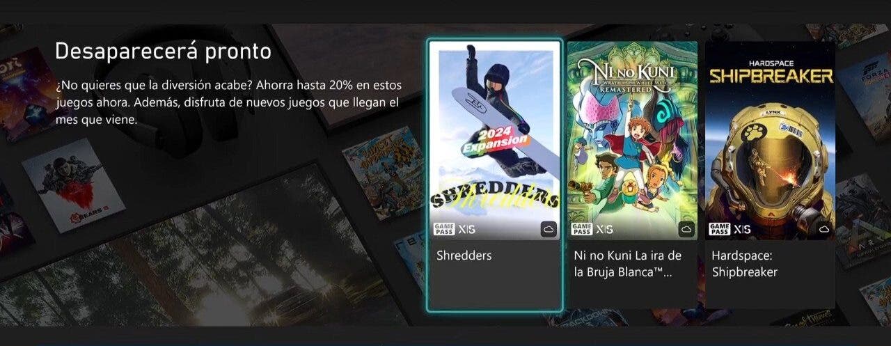Dos son los juegos que abandonan Xbox Game Pass a mediados de marzo 110