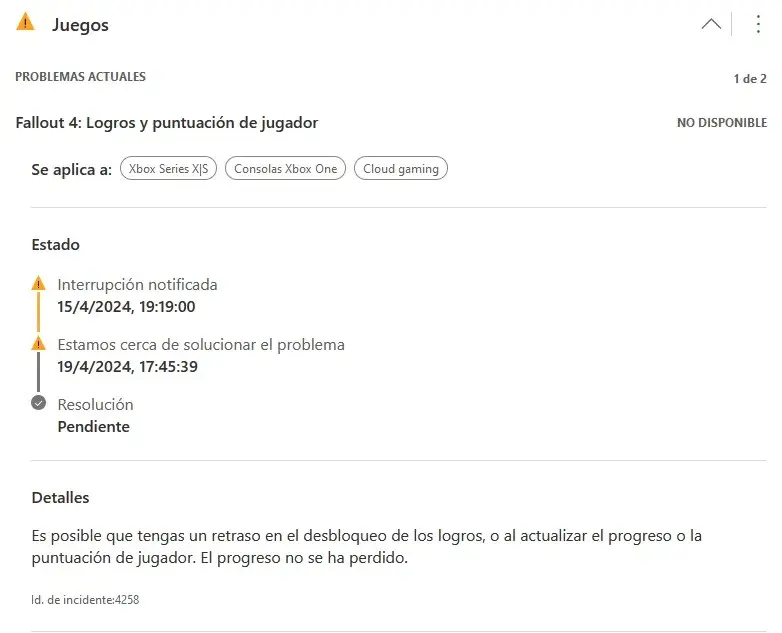 Logros de Fallout 4 están dando problemas