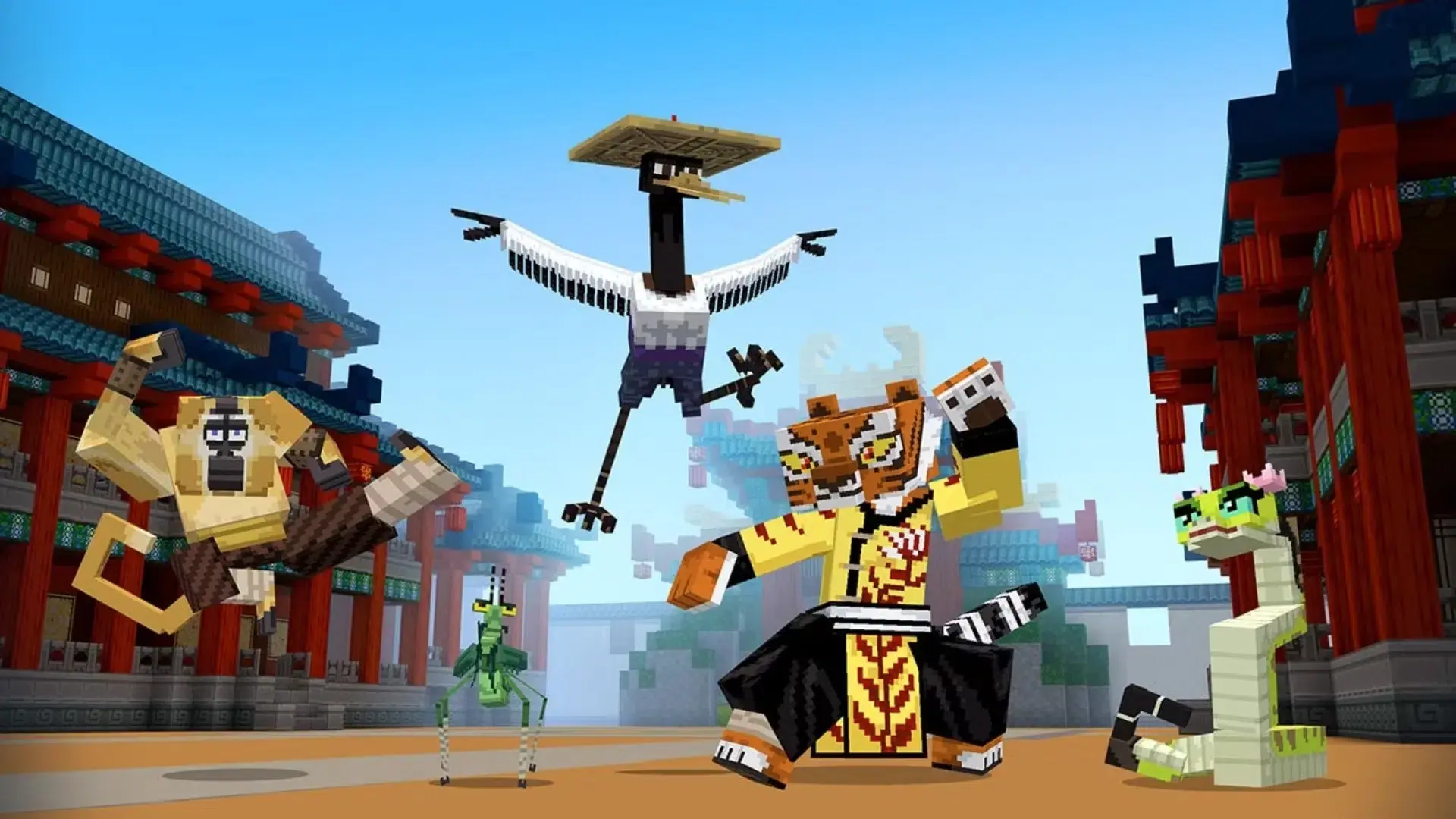 Minecraft recibe un gran DLC de Kung Fu Panda, una de las más exitosas películas de Dreamworks