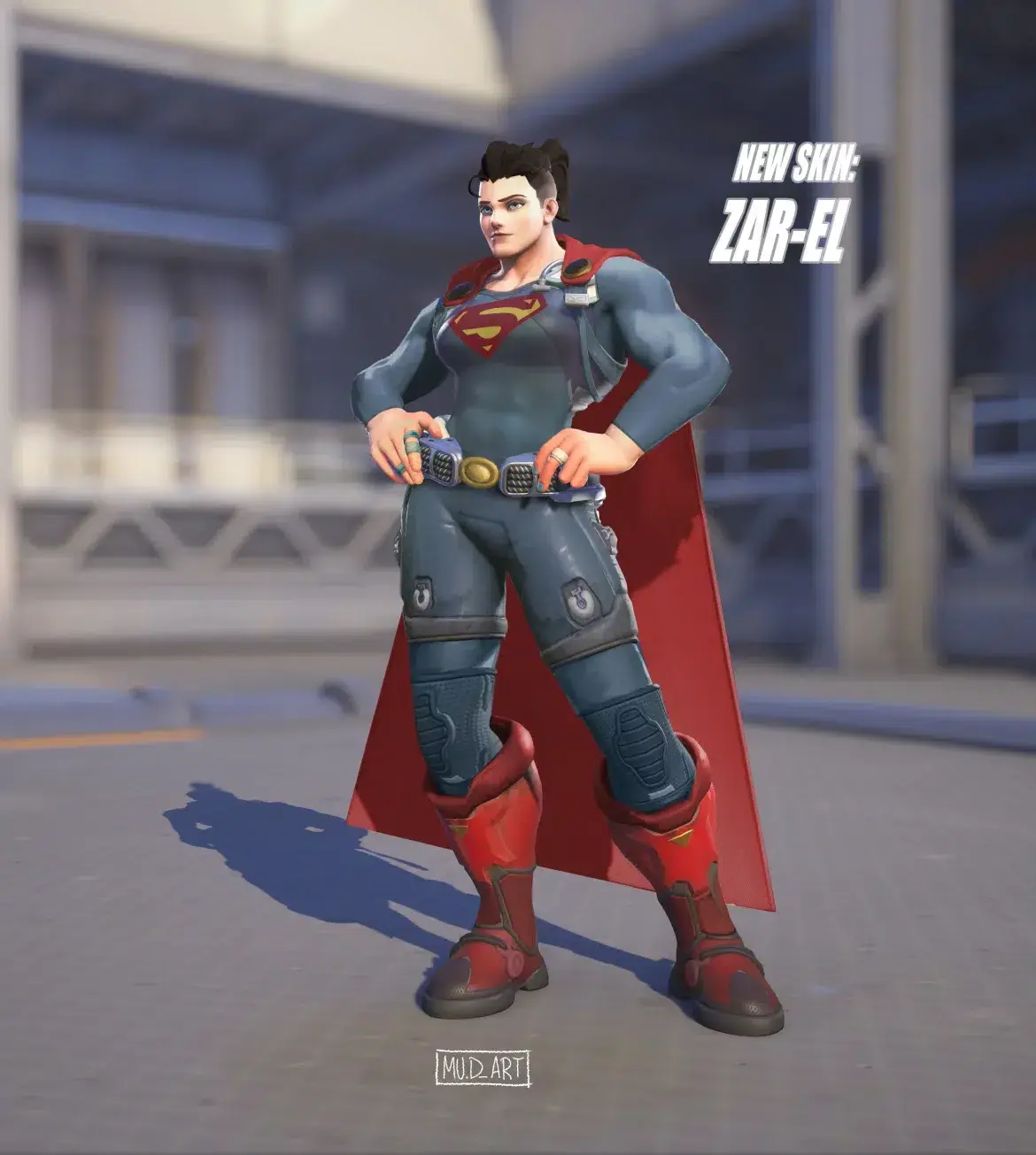 Un entusiasta fan combina una famosa heroína de DC con Mercy, mostrando lo increíble que sería este crossover