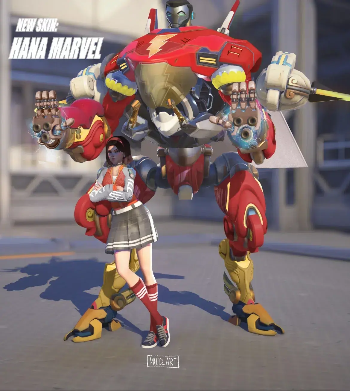 Un entusiasta fan combina una famosa heroína de DC con Mercy, mostrando lo increíble que sería este crossover