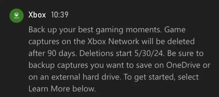 Xbox eliminará (casi) todas tus capturas el mes que viene: así puedes salvar todas tus imágenes