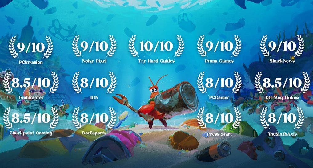 Las notas del último estreno en Xbox Game Pass, Another Crab’s Treasure, lo perfilan como uno de los indies del año