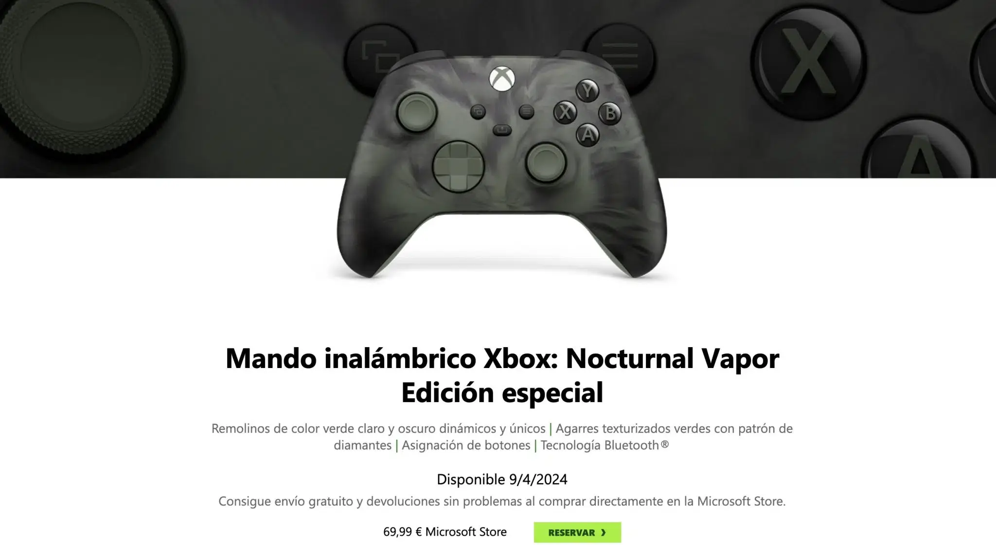 Así es el nuevo mando de Xbox con un diseño "vaporizado": conoce el Nocturnal Vapor Special Edition 113