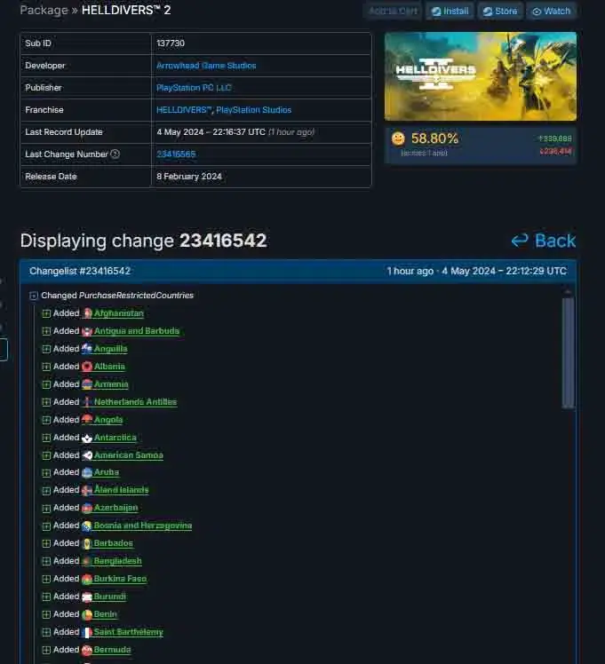 Steam decide habilitar el reembolso por Helldivers 2, Sony decide bloquear los países que no dejan hacer cuentas PSN